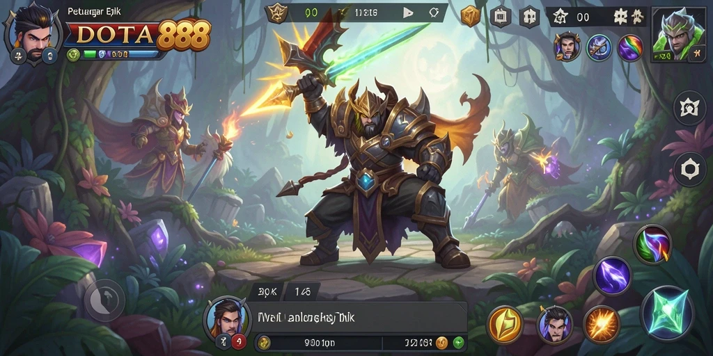 Tampilan gameplay DOTA88 menunjukkan aksi petualangan yang menarik.