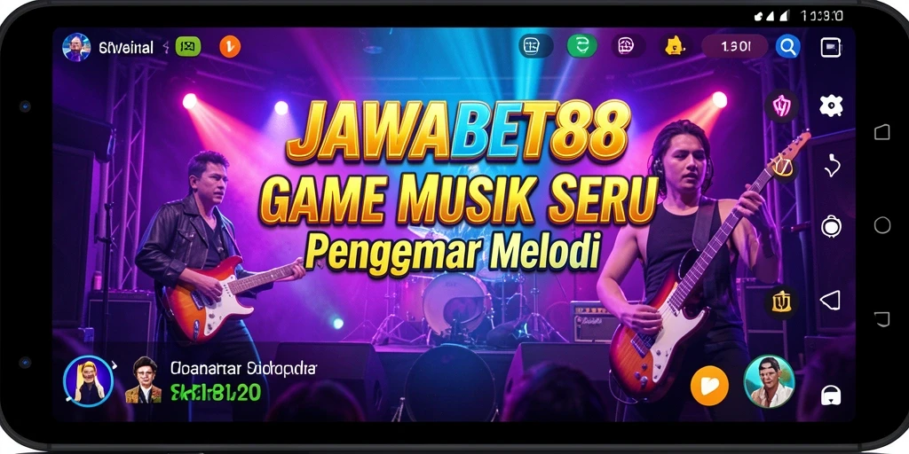 Tampilan menarik dari gameplay musik JAWABET88 yang interaktif.