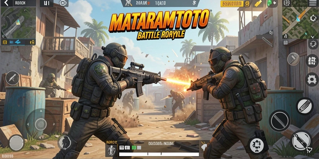 Gambaran seru pertarungan di <strong>MATARAMTOTO</strong>, pertarungan strategis yang mendebarkan.