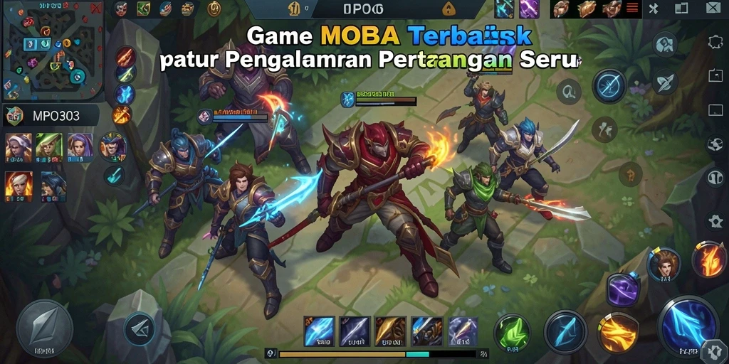 Tampilan gameplay seru dan pertarungan intens di MPO303.