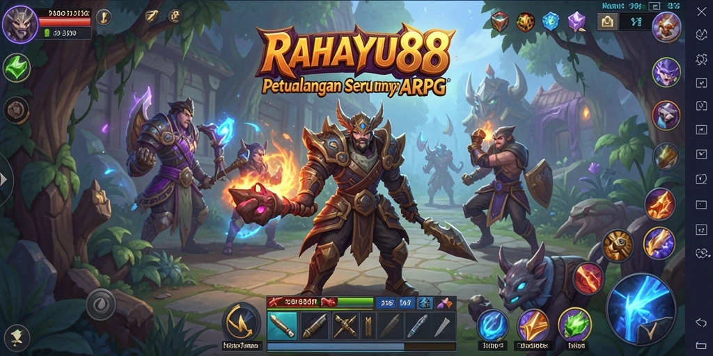 Tampilan gameplay yang epik dalam dunia ARPG