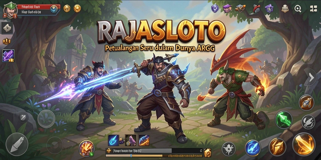 Tampilan gameplay RAJASLOTO yang seru dan mendebarkan.