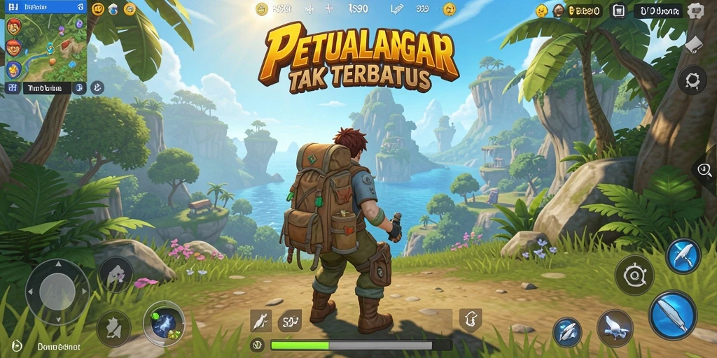 Tangkapan layar gameplay S80 menampilkan eksplorasi dunia terbuka yang menakjubkan.