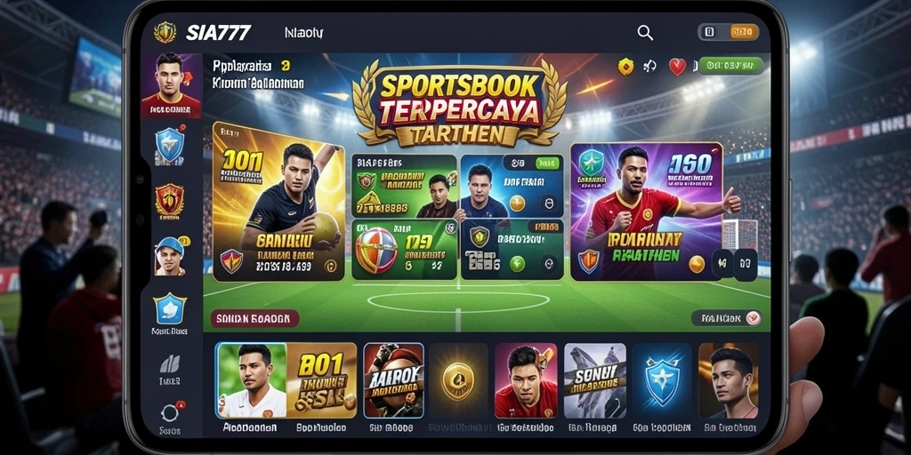 Tampilan screenshot utama SIA777 menampilkan fitur taruhan olahraga yang menarik.